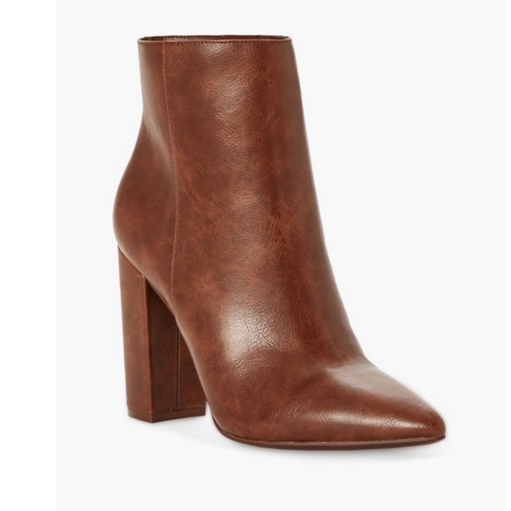 Rosamund brown Block Heeled Bootie